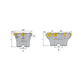 Face milling FMR04 FMR04-050/063/080/100/125/160-A22/B27/B32/B40-RD12/RD16/RD20-03/04/05/06/06C/07/07C - Makotools Industrial Supply Tools for Metal Cutting